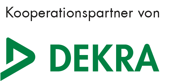 DEKRA Kooperationspartner mit Schrift