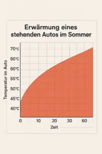 Hitzeübersicht im Auto