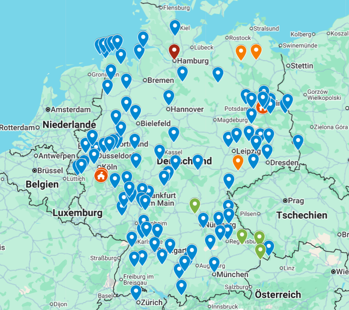 Pflasterpass®-Kursstandorte